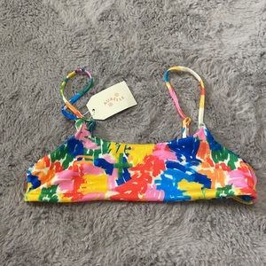 Square neck bikini top